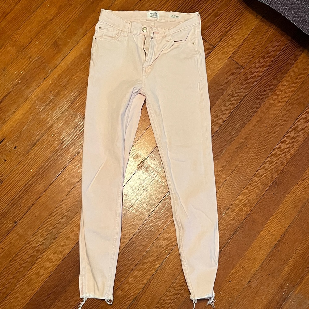 Kensie Blush High Rise Skinny Jeans size 2